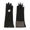 Yohji Yamamoto black leather gloves - '00s Second hand