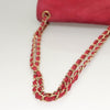 Chanel Chain Flap Shoulder Bag Suede