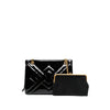 Secondhand Chanel Black Patent Leather Shoulder Bag - '90s