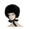 A.N.G.E.L.O. Vintage Cult Black Fox Fur Hat - 2020s Second hand