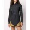 Romeo Gigli Black Pinstriped Shirt - '90s Second hand