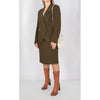 Karl Lagerfeld Khaki Skirt Suit - '80s Second hand