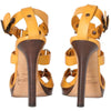 Jimmy Choo Mustard Leather Sandals - 2000s Second hand