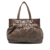 Chanel Brown Leather Quilted Bag - 2000s Second hand