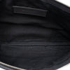 Secondhand Balenciaga Lambskin and Mesh Motocross Classic Clip M Clutch