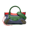 Secondhand Balenciaga Multicolor Lambskin Motocross Classic First Satchel
