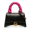 Secondhand Balenciaga Small Shiny Box Calfskin Hourglass Top Handle Bag