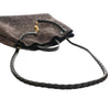 Secondhand Bottega Veneta Medium Suede Intrecciato Andiamo Bag
