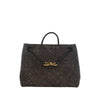 Secondhand Bottega Veneta Medium Suede Intrecciato Andiamo Bag
