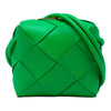 Secondhand Bottega Veneta Mini Lambskin Intreccio Cassette Camera Bag
