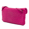 Secondhand Bottega Veneta Mini Nappa Intrecciato Turn Lock Crossbody