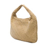 Secondhand Bottega Veneta Small Metallic Nappa Intrecciato Veneta Hobo