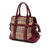 Secondhand Burberry Haymarket Check Coated Canvas Minford Portrait Satchel