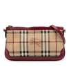 Secondhand Burberry Haymarket Check Coated Canvas Peyton Crossbody