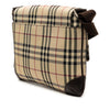 Secondhand Burberry House Check Canvas Flap Crossbody