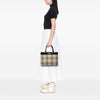 Secondhand Burberry House Check Canvas Tote