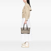 Secondhand Burberry House Check Canvas Tote