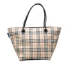 Secondhand Burberry House Check Canvas Tote