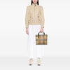 Secondhand Burberry House Check Coated Canvas Tote