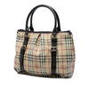 Secondhand Burberry Large Haymarket Check Coated Canvas Northfield Satchel