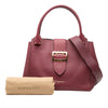Secondhand Burberry Medium Grained Calfskin Buckle Tote
