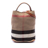 Secondhand Burberry Medium Mega Check Canvas Ashby Bucket Bag