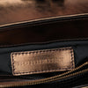 Secondhand Burberry Metallic Woven Calfskin and Suede Flap