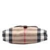Secondhand Burberry Small House Check Canvas and Leather Horseshoe Milton Crossbody
