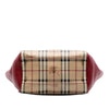 Secondhand Burberry Small Leather Trimmed Haymarket Check Coated Canvas Canterbury Tote
