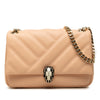 Secondhand Bvlgari Small Leather Serpenti Cabochon Crossbody
