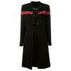 Jean-Louis Scherrer Black Wool Open Coat - '90s Second hand