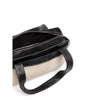 Secondhand Chanel Bicolor Fabric and Leather Shoulder Bag - 2000s