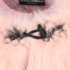 Dolce & Gabbana Pink Fur Crop Jacket - 2000s Second hand