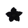 Chanel Black Knitted Camélia Brooch - '90s Second hand