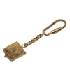 Secondhand Celine Gold Plated Triomphe Key Chain