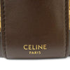 Secondhand Celine Medium Raffia and Calfskin Triomphe Tambour Crossbody