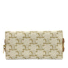 Secondhand Celine Triomphe Coated Canvas Clutch On Chain
