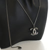 Secondhand Chanel CC Brass Strass Pendant Necklace