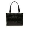 Secondhand Chanel CC Chocolate Bar Lambskin Tote