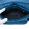 Secondhand Chanel CC Denim Fringe Single Flap