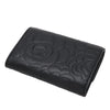 Secondhand Chanel CC Embossed Leather Camellia Card Holder