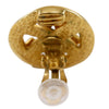 Secondhand Chanel CC Gold Plated Round Clip On Earrings