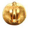 Secondhand Chanel CC Gold Plated Round Clip On Earrings