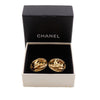 Secondhand Chanel CC Gold Plated Round Clip On Earrings
