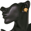 Secondhand Chanel CC Gold Plated Strass Clip On Earrings