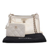 Secondhand Chanel CC Mesh and Shiny Lambskin Clutch with Chain