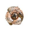 Secondhand Chanel CC Metallic Canvas Camellia Brooch