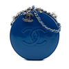 Secondhand Chanel CC Patent Round As Earth Bag