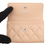 Secondhand Chanel CC Quilted Caviar Card Holder