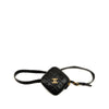 Secondhand Chanel CC Quilted Caviar Diamond Coin Purse Belt Bag
